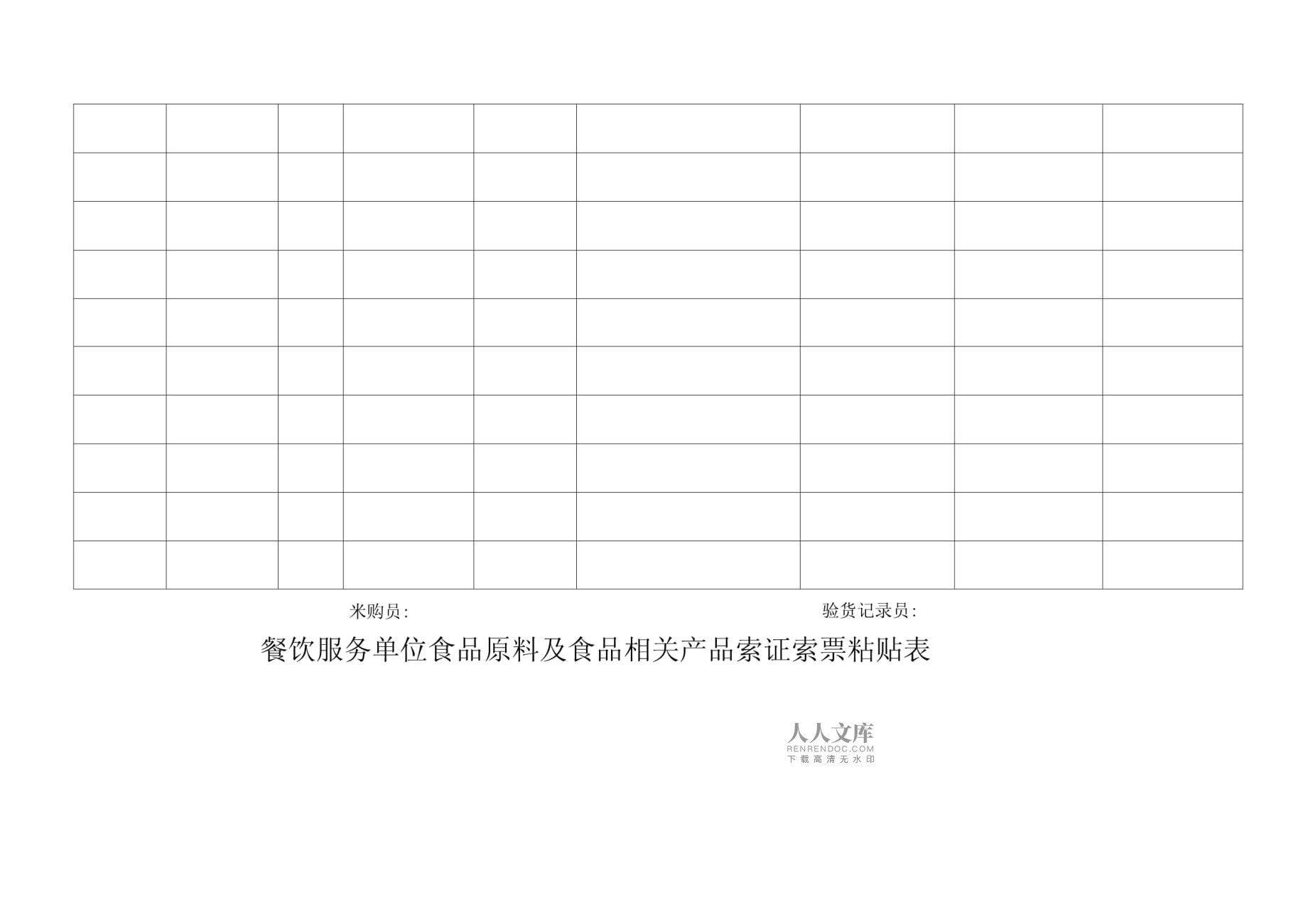 餐飲服務(wù)單位食品原料及食品相關(guān)產(chǎn)品進貨查驗記錄